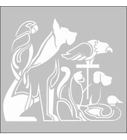 ARTDECO STENCİL 30X30CM HAYVANLAR ALEMİ-1  112