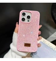 İphone 16 Pro İle Uyumlu İnce Parlak Taşlı Premium Sw Telefon Kılıfı