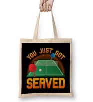 You Just Got Served Ping Pong Serve Table Tennis Bez Çanta Uzun Saplı