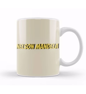 Nelson Mandela Quotes Art Gift   Vintage Retro Style Kupa Bardak Porselen