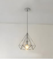 3 Başlı Avize Modern Restoran Bar Tezgahı Koridor Geçidi Balkon Ofis Yatak Odası Yatak Başı Merdiven Metal Sarkıt Avize 3225-W85-4D-XX (Krom)