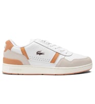 Lacoste T-Clip Leather Mens Sneaker Hakiki Deri Günlük Spor Ayakkabı Beyaz