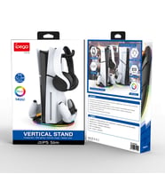 PS5 SLİM  KASA DİKEY IŞIKLI STAND RGB İPEGA-PG-P5S045H (Siyah)