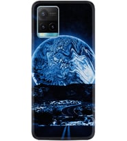 Vivo Y11S Y21S Y20 Y20S Y70 Kılıf Desemli Silikon Mavi Gece 1605