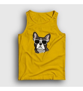 Presmono Unisex Sarı French Bulldog Köpek Atlet 401448tt (Sarı)