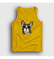 Presmono Unisex Sarı French Bulldog Köpek Atlet 401448tt (Sarı)