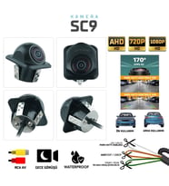 Sentinel SC9 170° Geniş Açı Araç Ön/Arka Görüş Kamerası – AHD 720P / 1080P, Gece