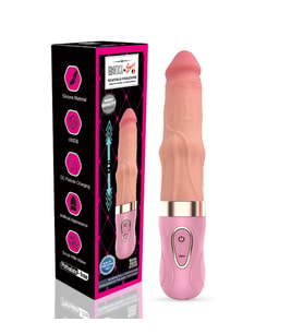 İleri Geri Hareketli Akıllı Isıtmalı Ultra Yumuşak Dokulu Realistik Yapay Penis Vibrator
