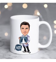 Kişiye Özel Karikatürlü Radyolog Kupa Bardak