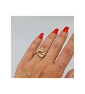 Rose-gold Şık Zincir Kadın Yüzük Ayarlamalı