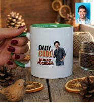 Kişiye Özel Karikatürlü Babaya Hediye Daddy Cool Kupa Bardak Babalar Günü Hediyesi