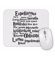 Harry Potter Spells Mouse Pad