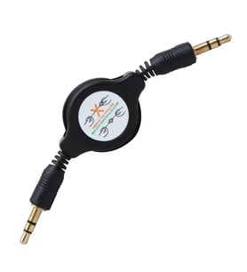 Makaralı 3.5 Mm Stereo Erkek-Erkek Kablo