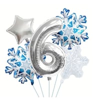 Kartanesi 6 Yaş Rakam Folyo Balon Set