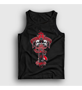 Presmono Unisex Siyah Civil War Guns N' Roses Atlet 56489tt