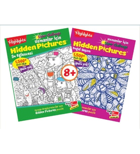 Highlights Uzmanlar İçin Hidden Pictures (Gizli Resimler) 2'li Set