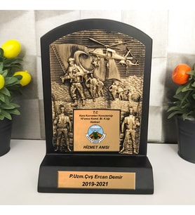 Askeri Birliklere Ve kişilere Özel Hizmet Anısı Plaket HD875