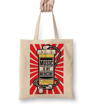 MUSIC MÜZİK Bez Çanta Uzun Saplı