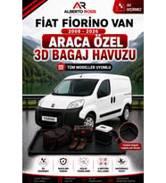 Fiat Fiorino Van 2008 - 2026 Araca Özel 3D Bagaj Havuzu