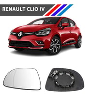 Clio IV(2012->) - Captur(2013->) - Clio Grandtour IV(2013->) Yan Ayna Camı Isıtmalı - Sol