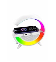 Northcity G Şekli Akıllı RGB Gece Lamba & Bluetooth Hoparlör - Kablosuz Şarj ve NFC Teknolojisi