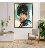 ÇERÇEVELİ ATATÜRK TABLO S460