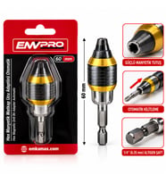 MANYETİK MATKAP UCU ADAPTÖR OTOMATİK 60MM ÇOK FONKSİYONLU FARKLU UÇLARA UYUMLULUK - PRATİK UÇ DEĞİŞTİRME EMV-5668 (5343)