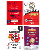 kitabın başkenti ankara yayıncılık 8.Sınıf LGS Türkçe Yeni Nesil Sorularla Güçlendiren-Kazandıran Soru+32 Hafta Seti (Çok Renkli)