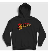 Presmono Unisex Beyaz Salsero Salsa Dans Dance Kapüşonlu Sweatshirt 466800tt (Siyah)