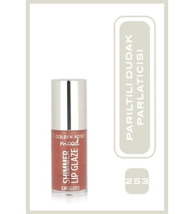 Mood Shimmer Lip Glaze Lipgloss No:253 Sunset Glaze - Renkli Dudak Parlatıcısı