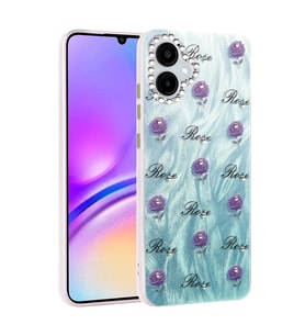 Newface Samsung Galaxy A06 Kılıf Blade Aynalı Desenli Kapak - Desen 9