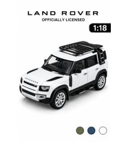 Land Rover Defender 110 2020 1:18 Ölçek Diecast Metal Model Araba Lisanslı Beyaz