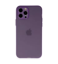 iPhone 12 Pro Kılıf Puma Silikon - Koyu Mor