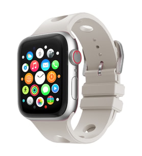 Apple Watch 40mm Uyumlu Delikli Tasarım Zore KRD-147 Silikon Kordon