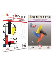 Acil AYT Matematik Soru Bankası ve Deneme Seti 2 Kitap