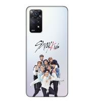 Redmi Note 12 Pro 4G Uyumlu Stray Kids Tasarımlı Şeffaf Telefon Kılıfı
