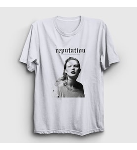 Presmono Unisex Beyaz Reputation Taylor Swift T-Shirt 312653tt