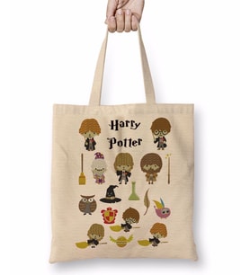 Harry Potter Expecto Patronum Bez Çanta Uzun Saplı