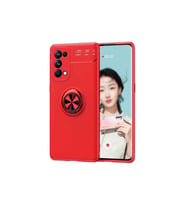 Oppo Reno 5 Pro 5G Uyumlu Kılıf Zore Ravel Silikon Kapak (Kırmızı)