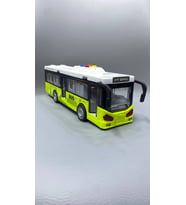 Sürtmeli Işıklı Sesli Tek Katlı City Bus Kapıları Açılan Yeşil Tur Oyuncak Gezi Şehir Otobüsü