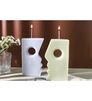Muud Atelier Sevgililer Gününe Özel Kokulu  Tasarım Mum 2li