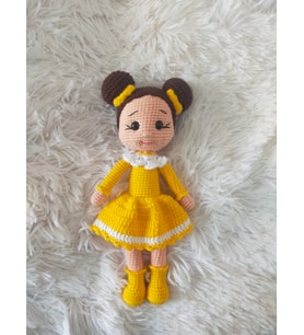 Amigurumi organik oyuncak bebek