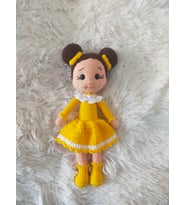 Amigurumi organik oyuncak bebek