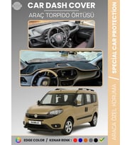 FIAT DOBLO (2015-2020) Torpido Örtüsü Ön Göğüs Torpido Koruma Tam Uyum Çatlamayı Önler Kolay Montaj