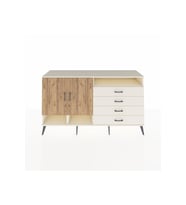 Kronos Konsol 5 Raflı 4 Çekmeceli 2 Kapaklı 176x59x99 Aytaşı-Çam/Aytaşı