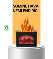 Aromaterapi Destekli Ultrasonik Nemlendirici Usb Bağlantılı Sessiz Model