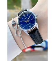 Casio CSISTE151 Kasası Gümüş Kadranı Lacivert Renk Kadın Kol Saati