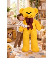 Pandamkee Sevimli 100 cm Ayıcık (%100 Yerli ) (Sarı)