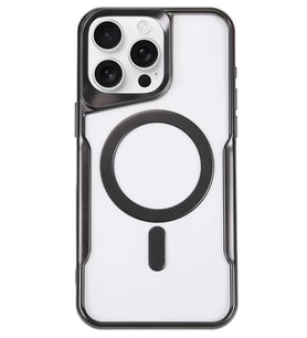Newface Apple iPhone 14 Pro Kılıf Boyi Magsafe Silikon Kapak - Siyah