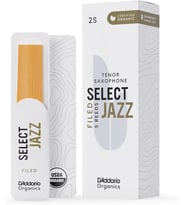 D'Addario ORSF05TSX2S Organic Select Jazz Filed Tenor Saksafon Kamışı No: 2 Soft (Profesyonel/Caz) - 5'li Paket Dosyalı (Filed) Kesim ve Yeni Başlayanlar İçin Kolay Çalım